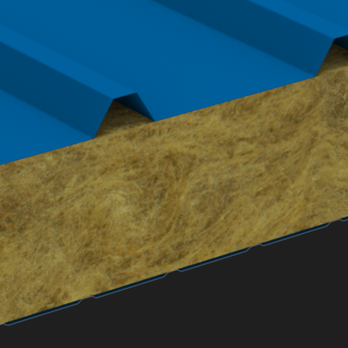 Минеральная вата без заполнения гофры