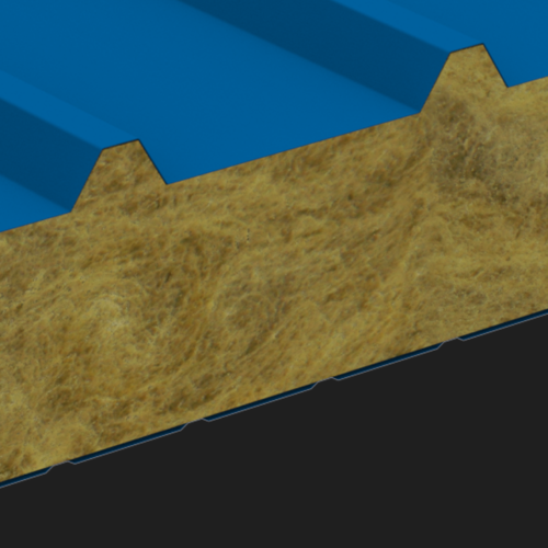 Сэндвич панели с заполненной гофрой